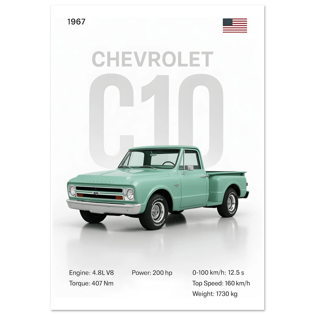 Auto Poster - "C10" - KultKabinett