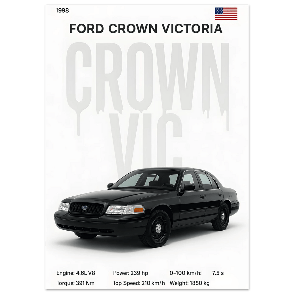 Auto Poster - "Crown Vic" - KultKabinett