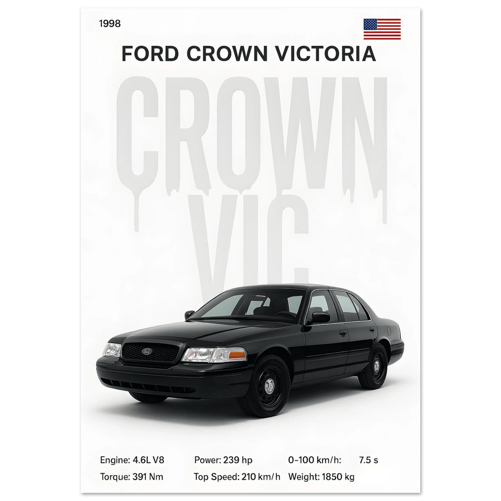 Auto Poster - "Crown Vic" - KultKabinett