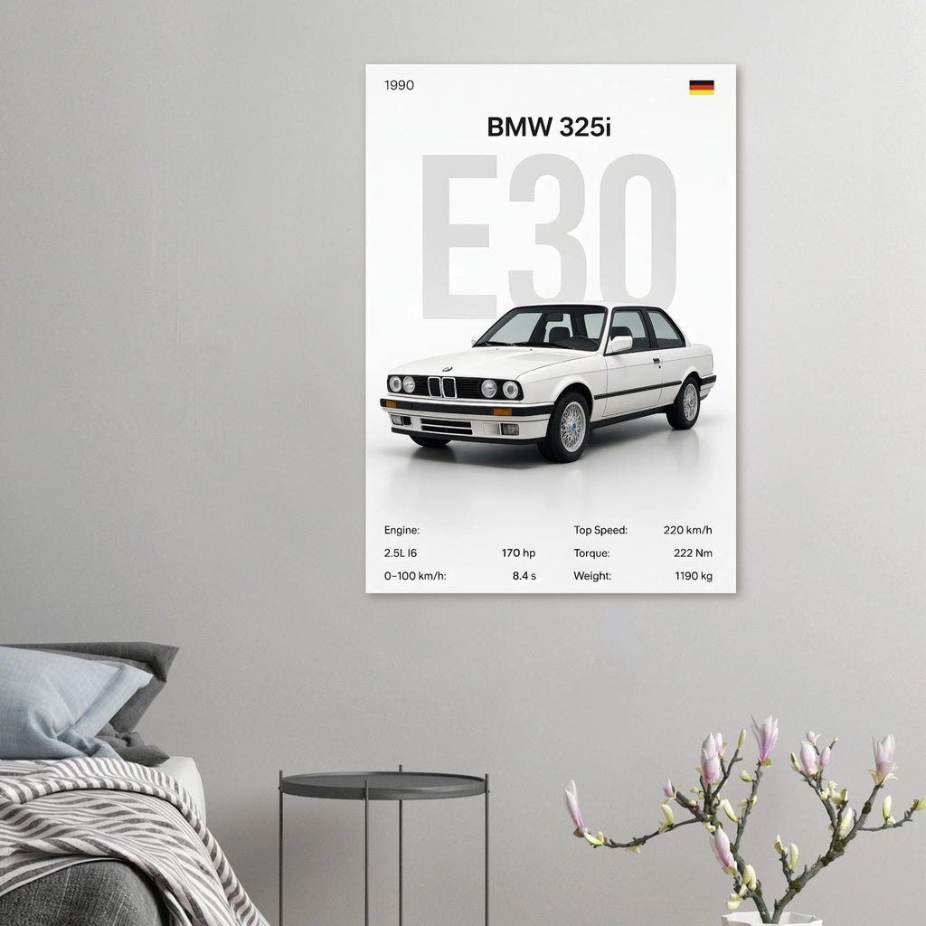 Auto Poster - "E30 325i" - KultKabinett
