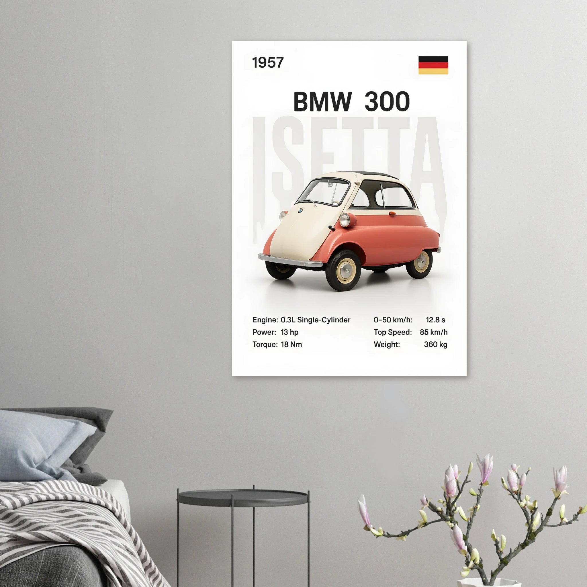 Auto Poster - "Isetta 300" - KultKabinett