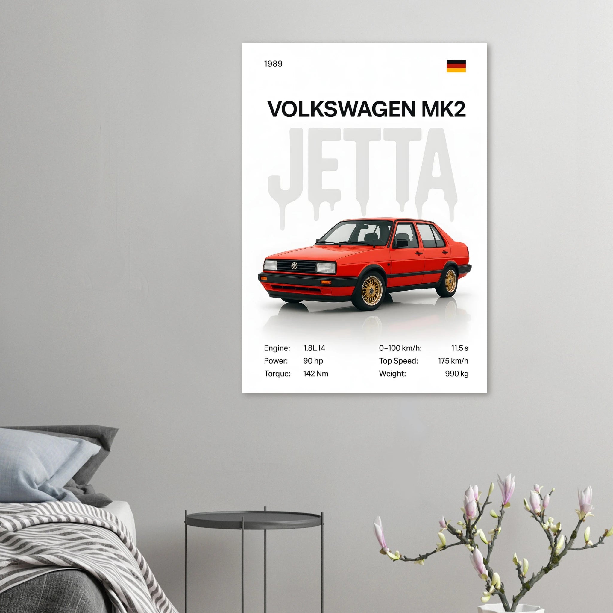 Auto Poster - "Jetta MK2" - KultKabinett