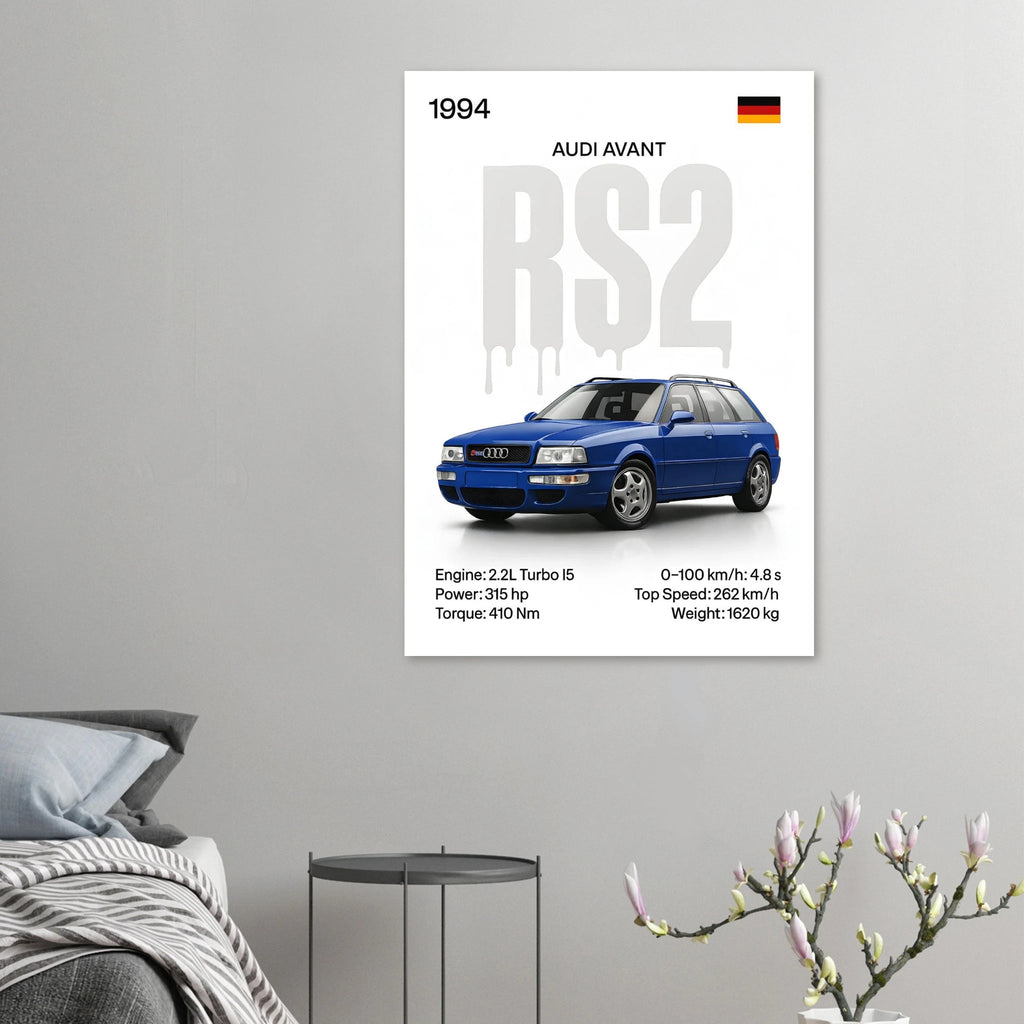 Auto Poster - "RS2 Avant" - KultKabinett