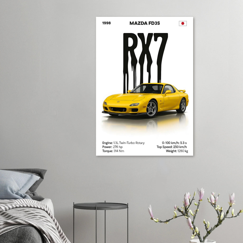 Auto Poster - "RX7" - KultKabinett