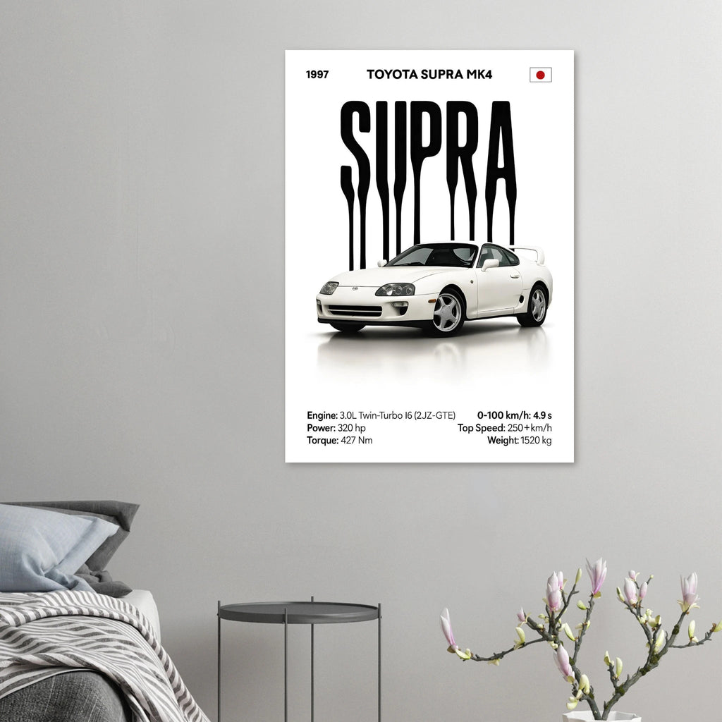Auto Poster - "Supra MK4" - KultKabinett