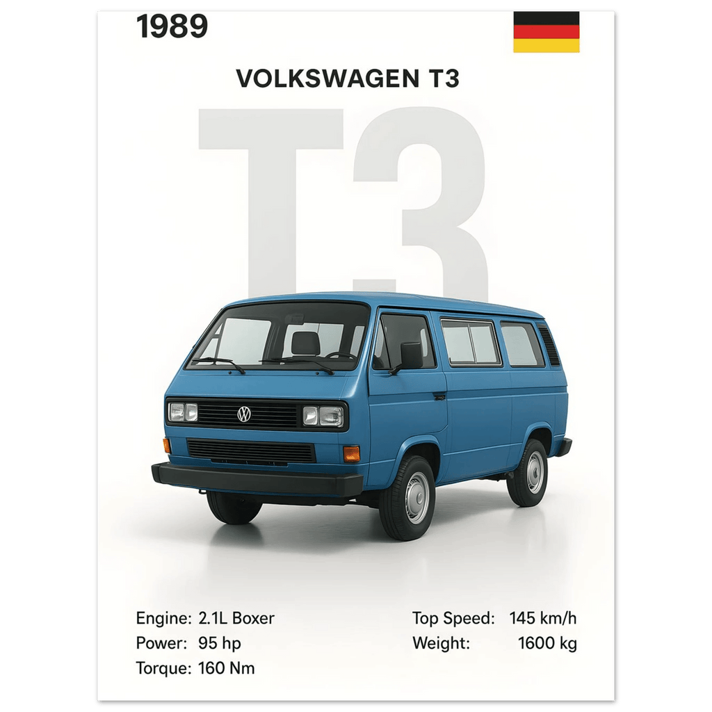 Auto Poster - "T3" - KultKabinett