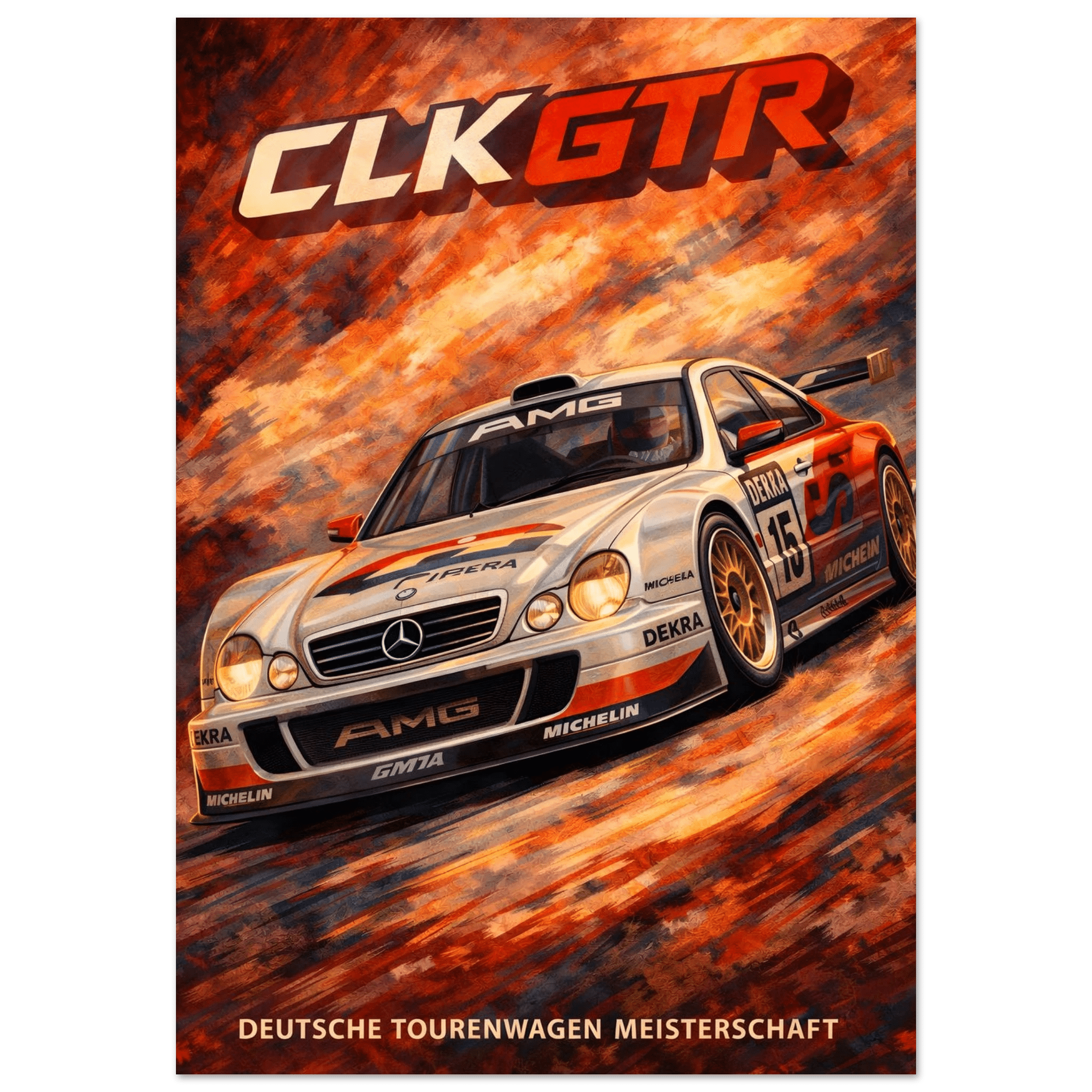 DTM Poster - "CLK GTR" - KultKabinett