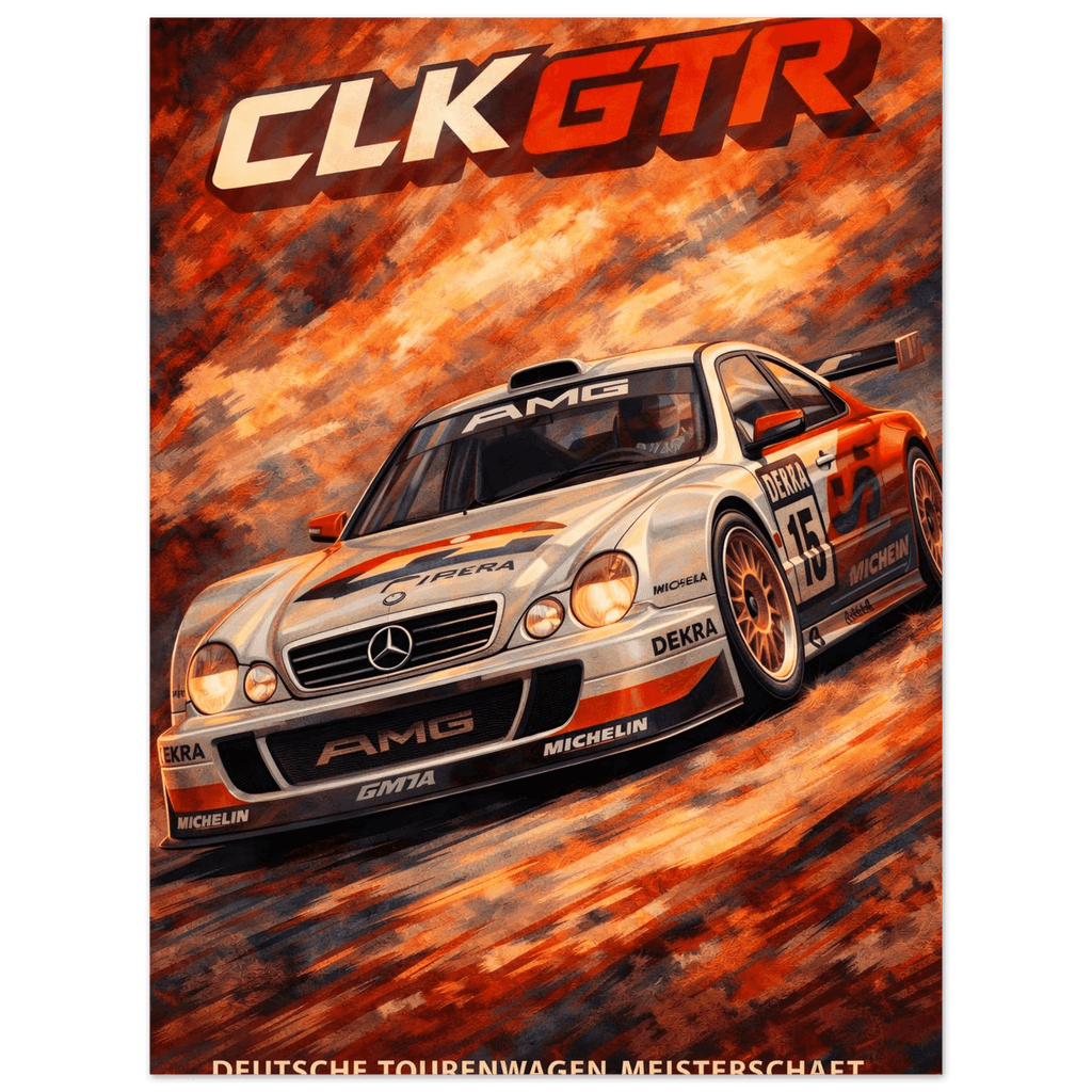 DTM Poster - "CLK GTR" - KultKabinett