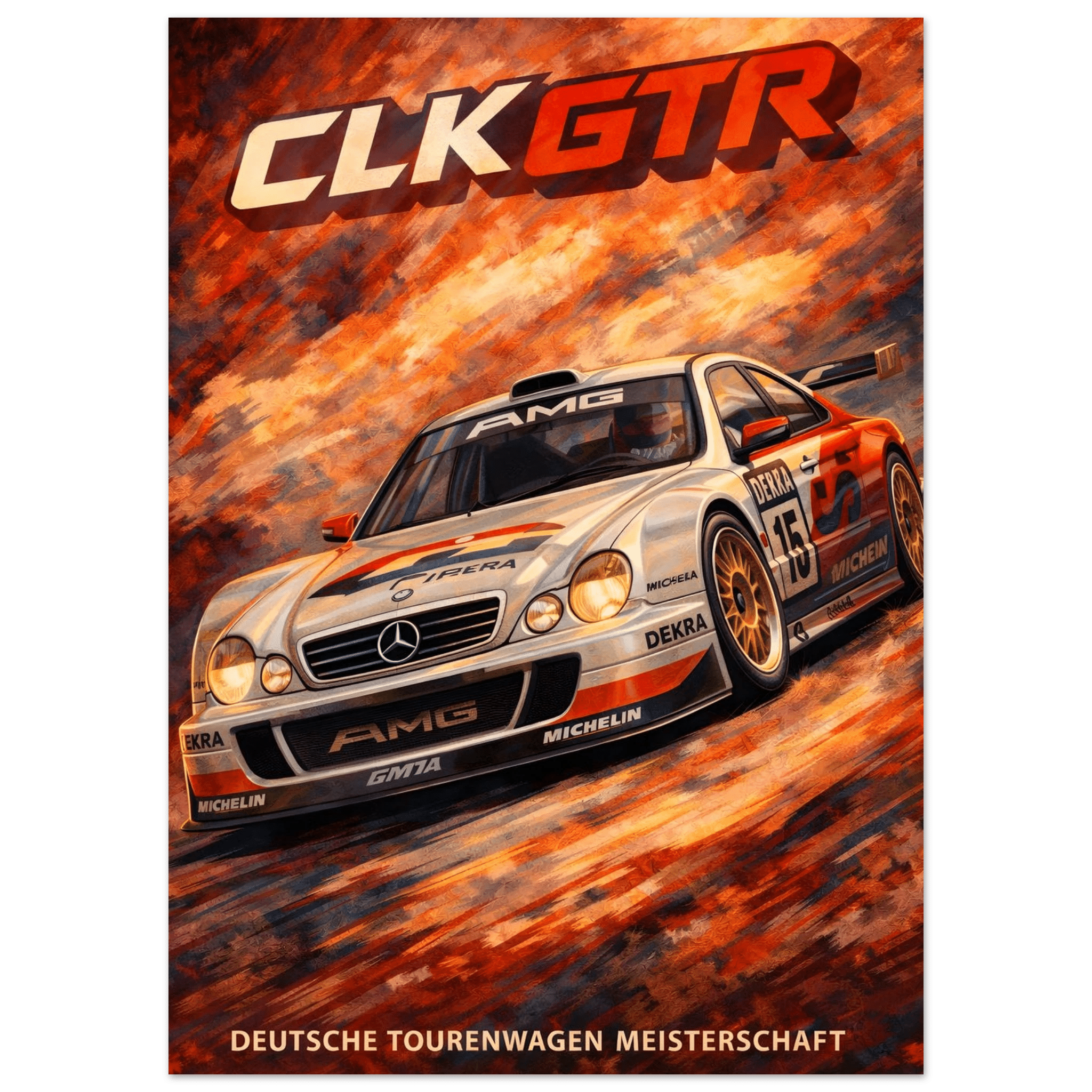 DTM Poster - "CLK GTR" - KultKabinett