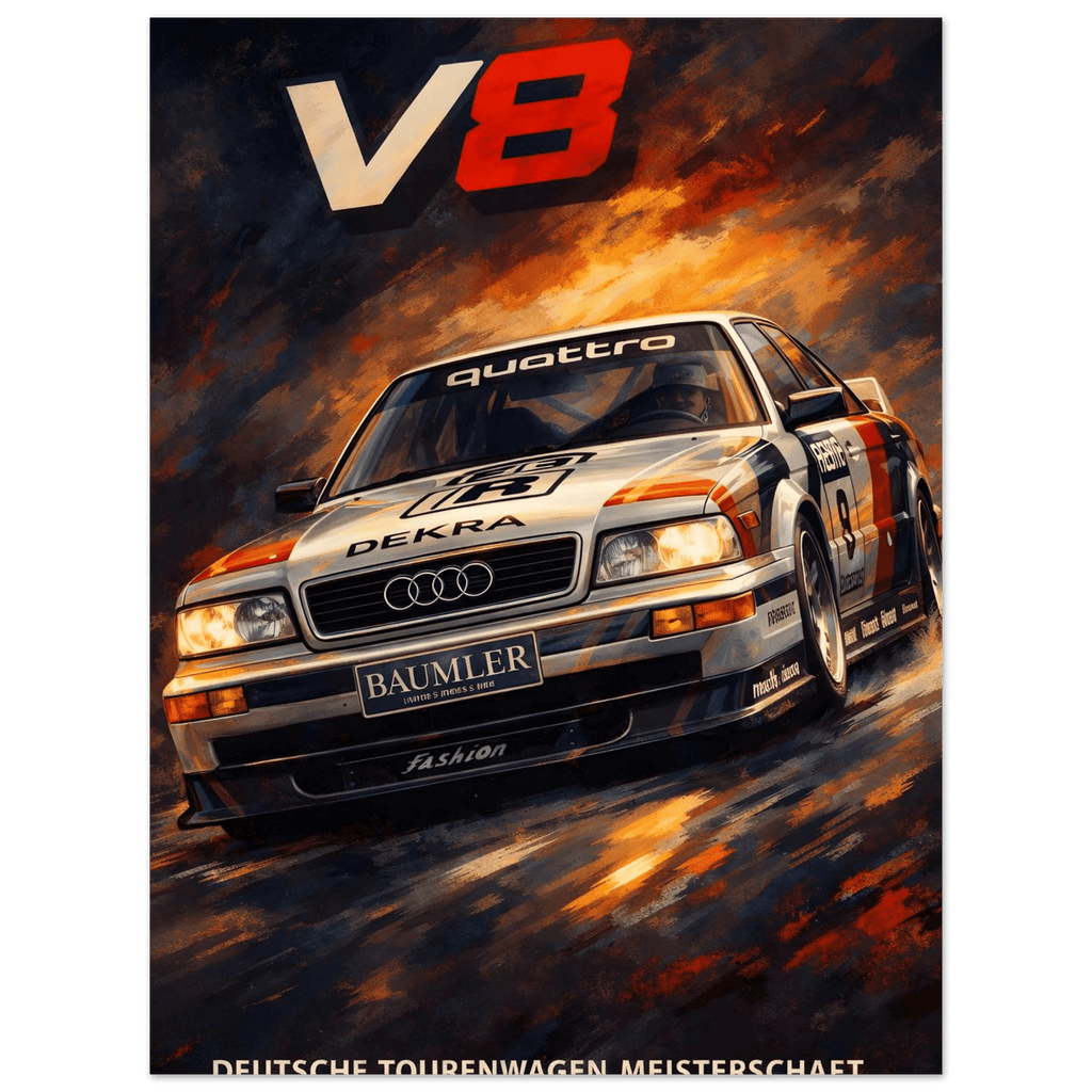 DTM Poster - "V8" - KultKabinett