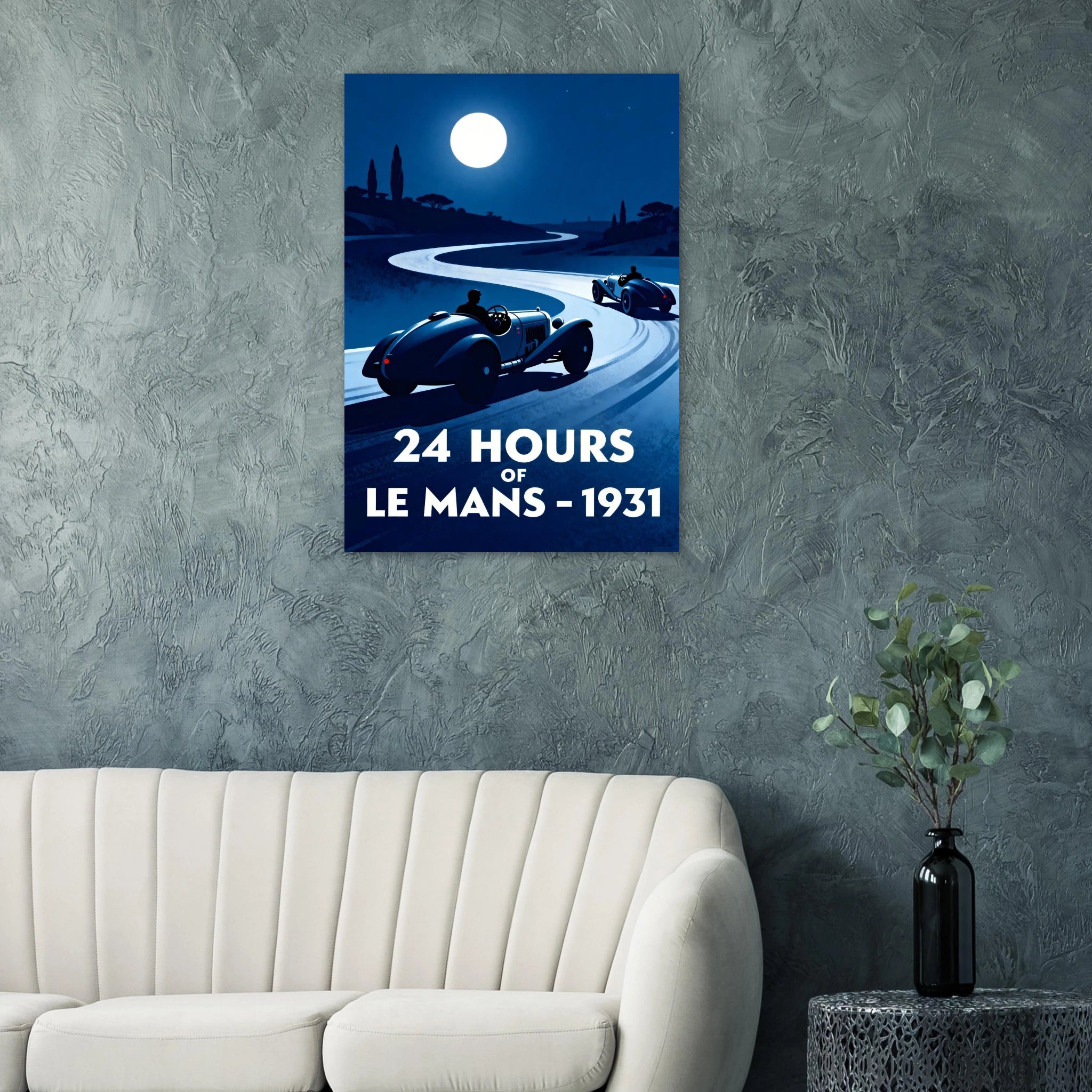 Vintage GrandPrix Poster - "LE MANS 1931" - KultKabinett