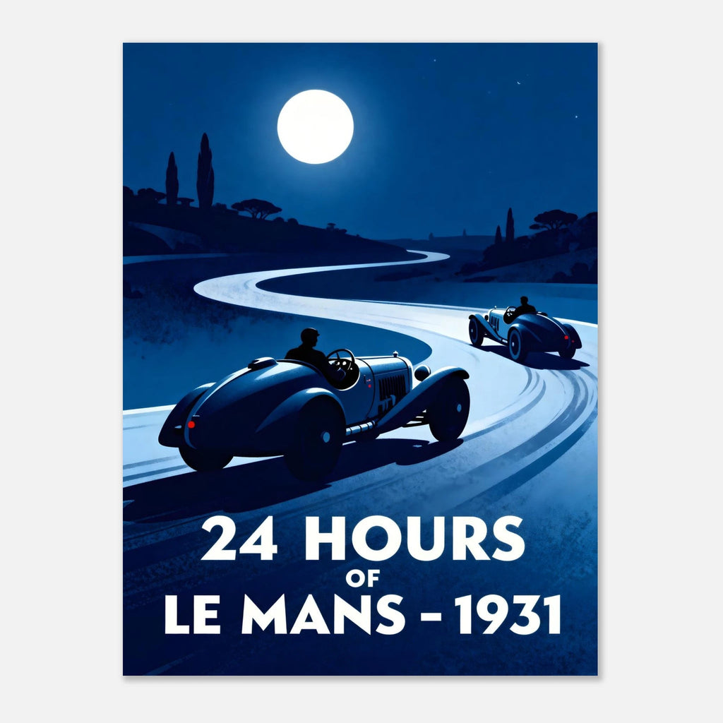 Vintage GrandPrix Poster - "LE MANS 1931" - KultKabinett