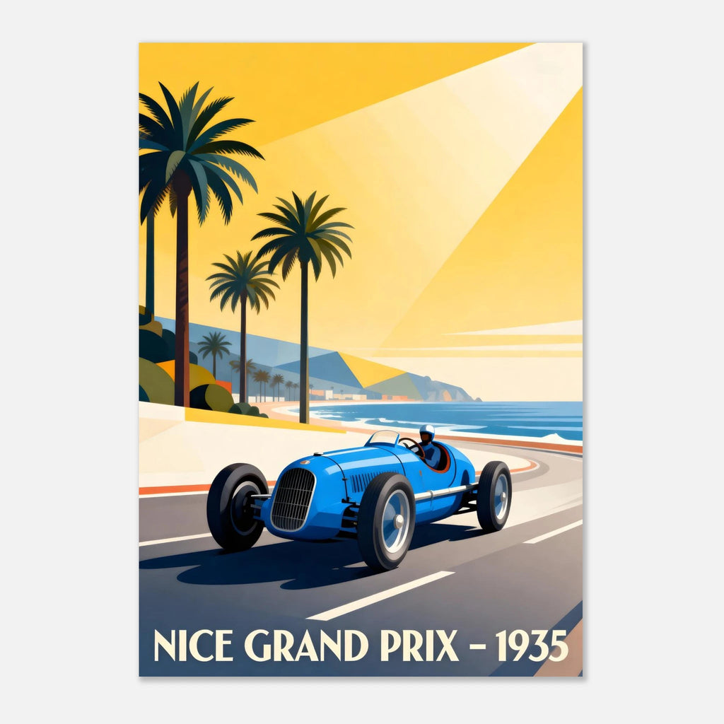 Vintage GrandPrix Poster - "NICE 1935" - KultKabinett