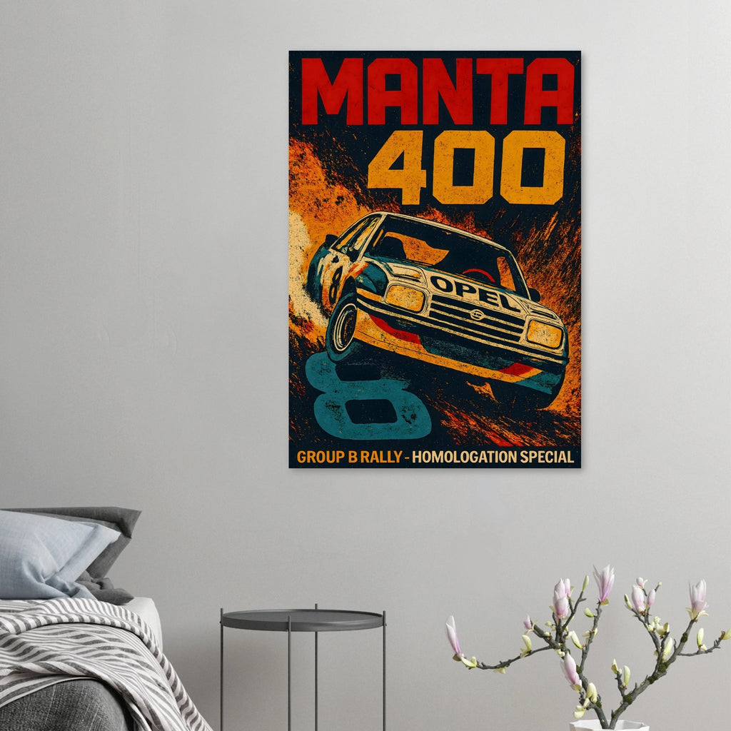 Vintage Gruppe B Poster - "Manta 400" - KultKabinett