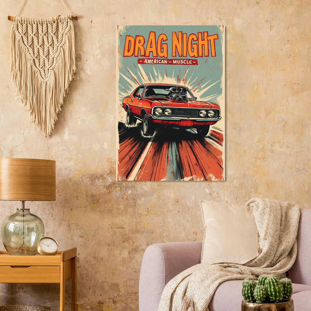 Vintage USA Poster - "DRAG NIGHT" - KultKabinett